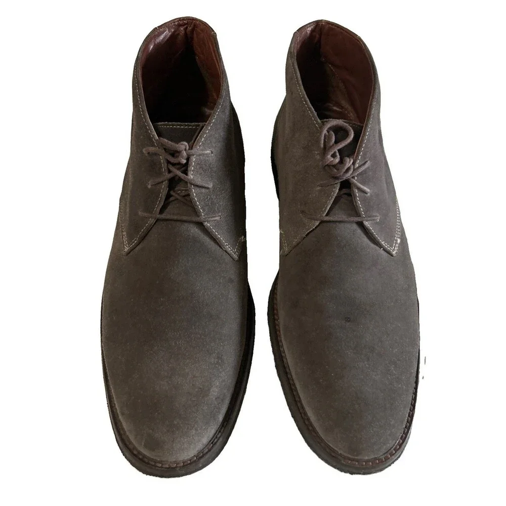 Johnston & Murphy Copeland Mens 13M Brown Suede Chukka Ankle Boots Crepe Sole